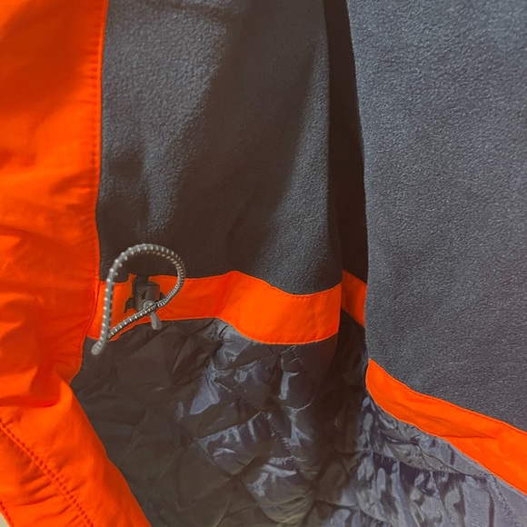 Lands' End Kids Orange and Navy Jacket - Picture 8 of 12